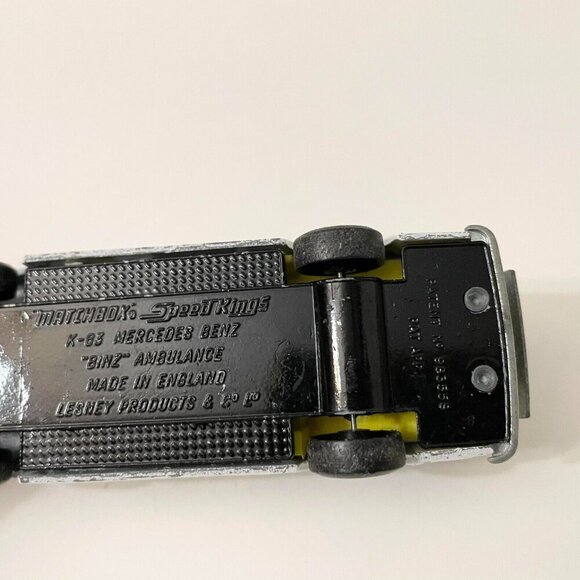 Matchbox Speed Kings Lesney Mercedes Benz Binz Ambulance K63 Diecast - Picture 7 of 16